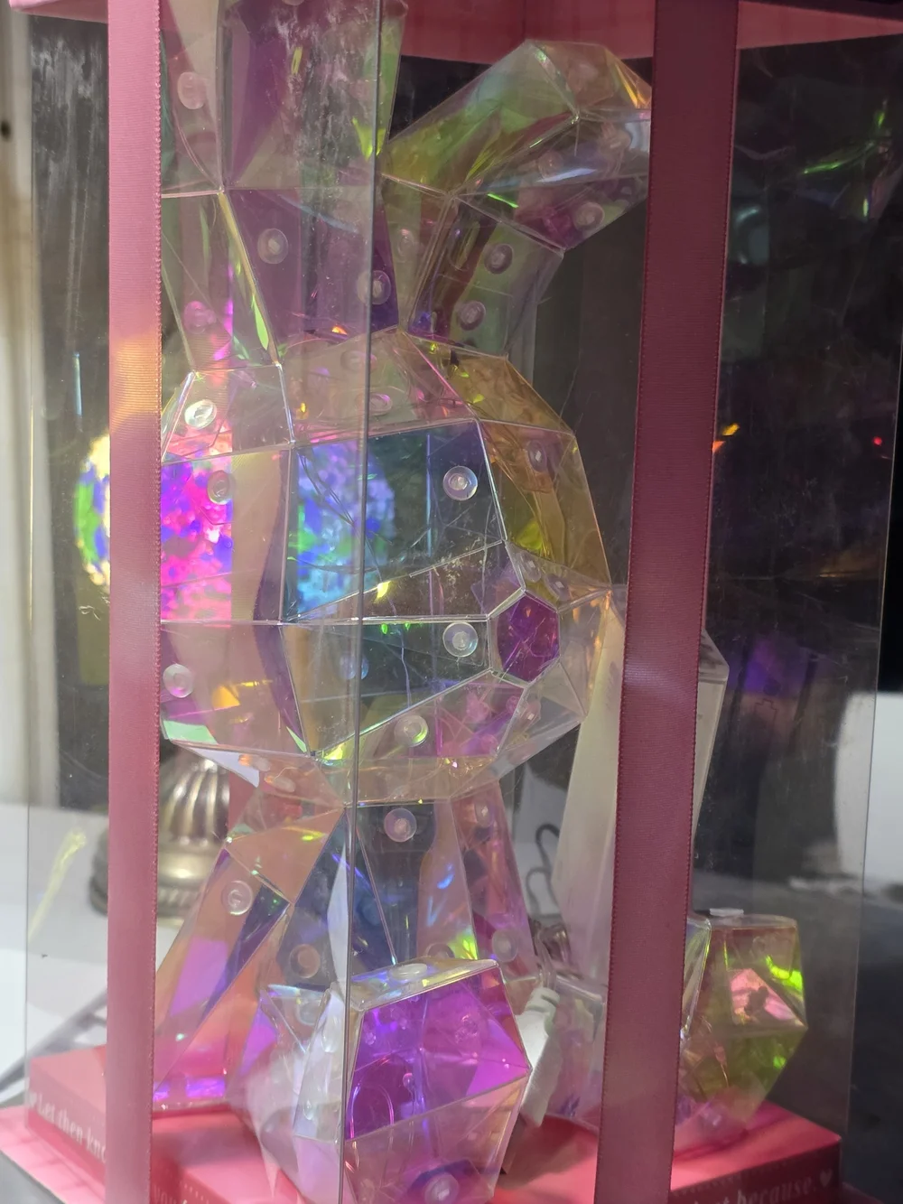 LED Crystal Bunny Night Light - Multicolor